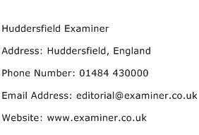 examiner huddersfield