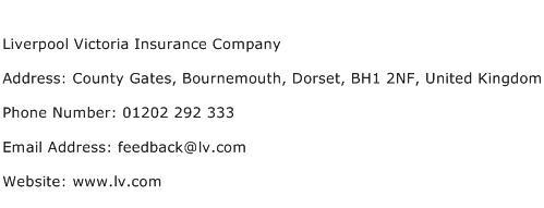 Liverpool And Victoria Insurance Contact Number