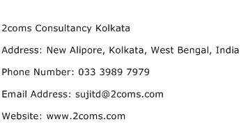 2coms Consultancy Kolkata Address Contact Number
