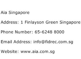 Aia Singapore Address Contact Number