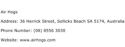 Air Hogs Address Contact Number