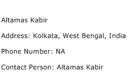 Altamas Kabir Address Contact Number