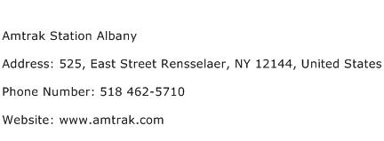 Amtrak Station Albany Address Contact Number