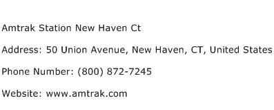 Amtrak Station New Haven Ct Address Contact Number
