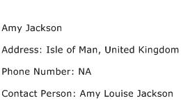 Amy Jackson Address Contact Number