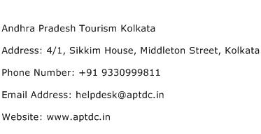 Andhra Pradesh Tourism Kolkata Address Contact Number