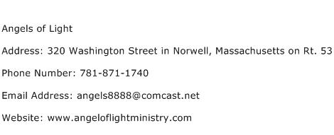 Angels of Light Address Contact Number