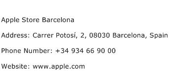 Apple Store Barcelona Address Contact Number