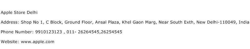 Apple Store Delhi Address Contact Number