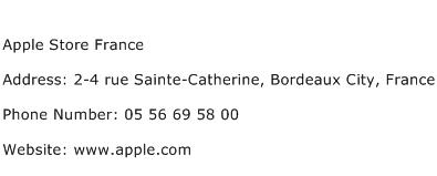 Apple Store France Address Contact Number