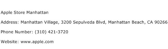 Apple Store Manhattan Address Contact Number