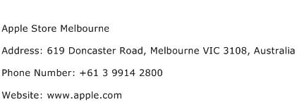 Apple Store Melbourne Address Contact Number