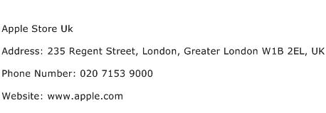 Apple Store Uk Address Contact Number