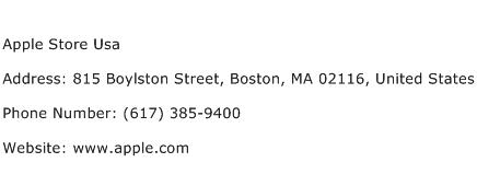 Apple Store Usa Address Contact Number