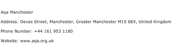 Aqa Manchester Address Contact Number