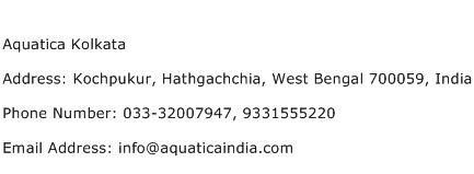 Aquatica Kolkata Address Contact Number