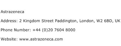Astrazeneca Address Contact Number