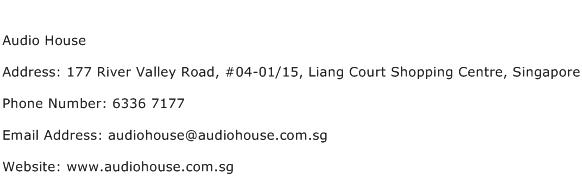 Audio House Address Contact Number