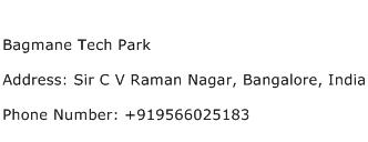 Bagmane Tech Park Address Contact Number