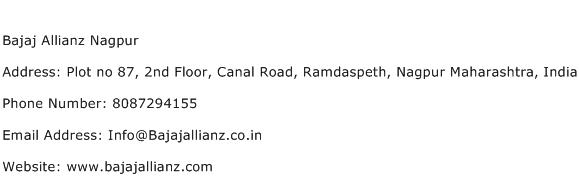 Bajaj Allianz Nagpur Address Contact Number