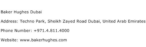 Baker Hughes Dubai Address Contact Number