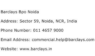Barclays Bpo Noida Address Contact Number