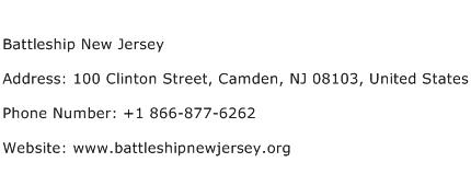 Battleship New Jersey Address Contact Number