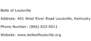 Belle of Louisville Address Contact Number