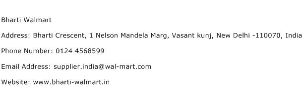 Bharti Walmart Address Contact Number