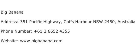 Big Banana Address Contact Number