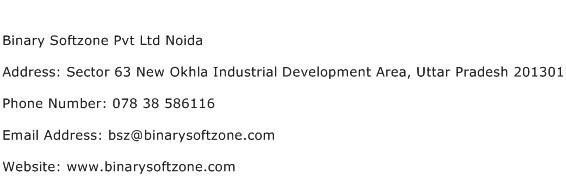 Binary Softzone Pvt Ltd Noida Address Contact Number