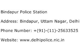 Bindapur Police Station Address Contact Number