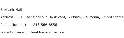 Burbank Mall Address Contact Number