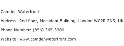 Camden Waterfront Address Contact Number