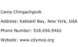 Camp Chingachgook Address Contact Number