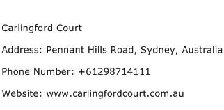 Carlingford Court Address Contact Number