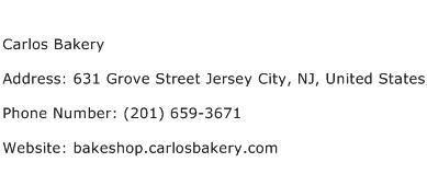 Carlos Bakery Address Contact Number