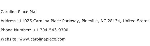 Carolina Place Mall Address Contact Number