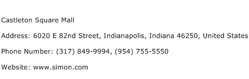 Castleton Square Mall Address Contact Number