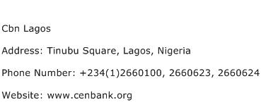 Cbn Lagos Address Contact Number
