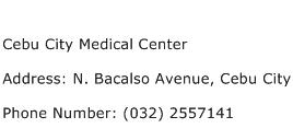 Cebu City Medical Center Address Contact Number