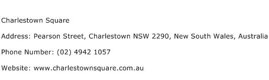 Charlestown Square Address Contact Number