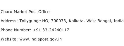 Charu Market Post Office Address Contact Number