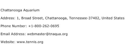 Chattanooga Aquarium Address Contact Number