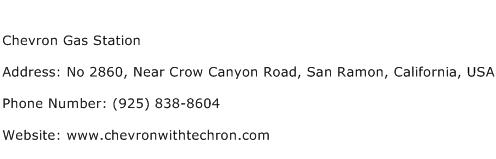Chevron Gas Station Address Contact Number