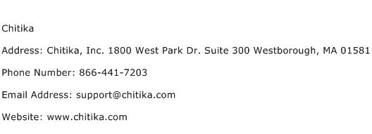 Chitika Address Contact Number