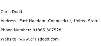 Chris Dodd Address Contact Number