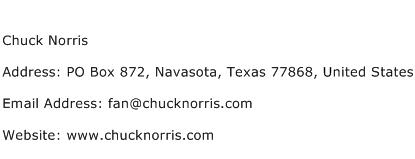 Chuck Norris Address Contact Number