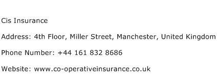 Cis Insurance Address Contact Number