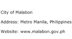 City of Malabon Address Contact Number